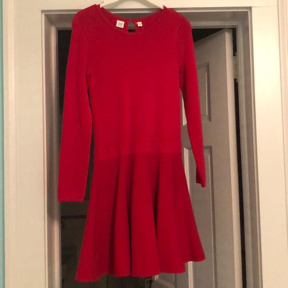 Red long sleeve dress. Size xs